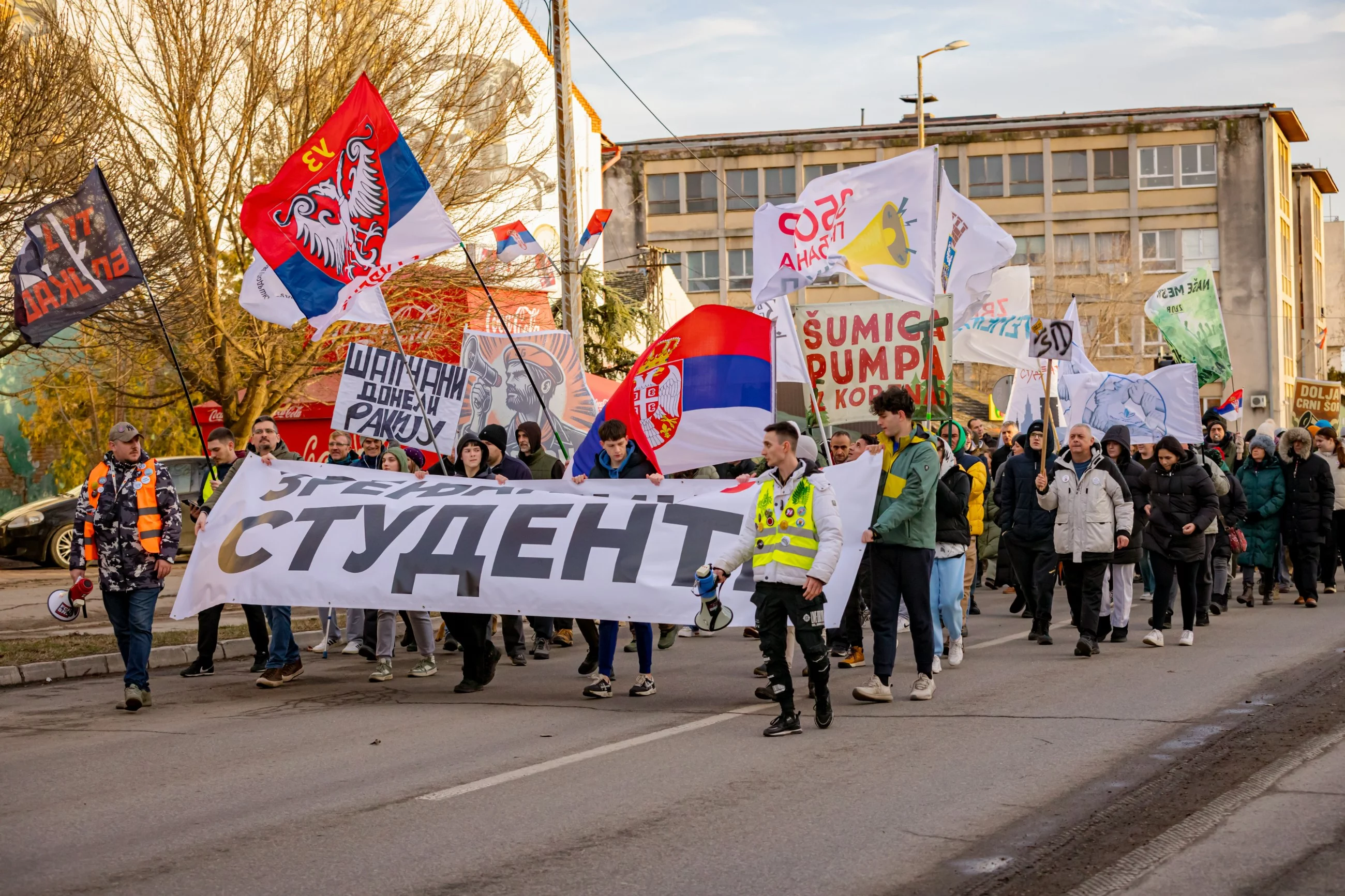Protest studentów w Serbii, styczeń 2026 roku