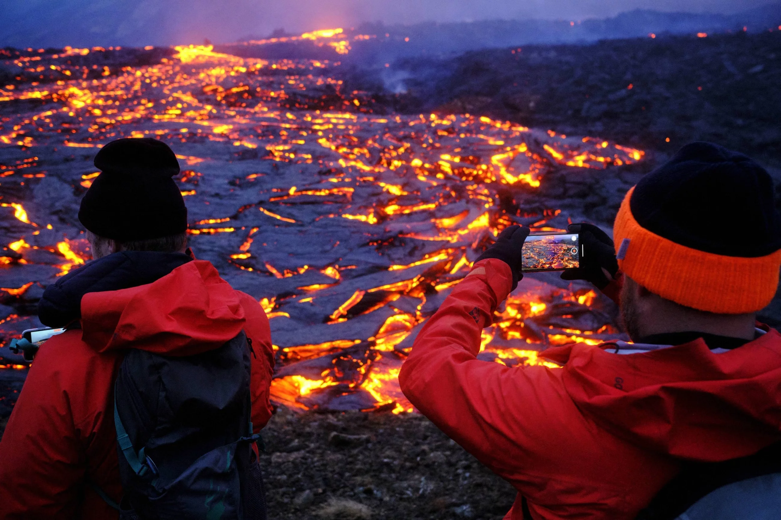 Erupcja wulkanu na Islandii