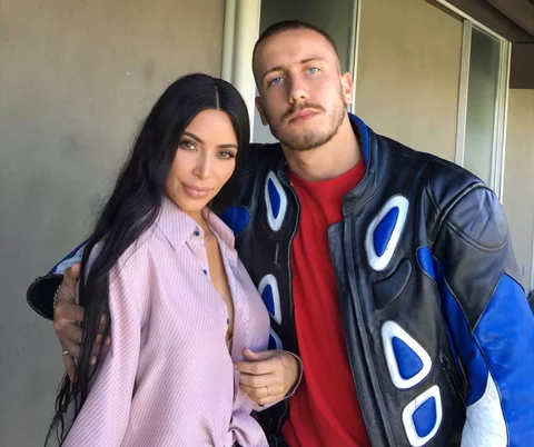 Pat Bogusławski i Kim Kardashian
