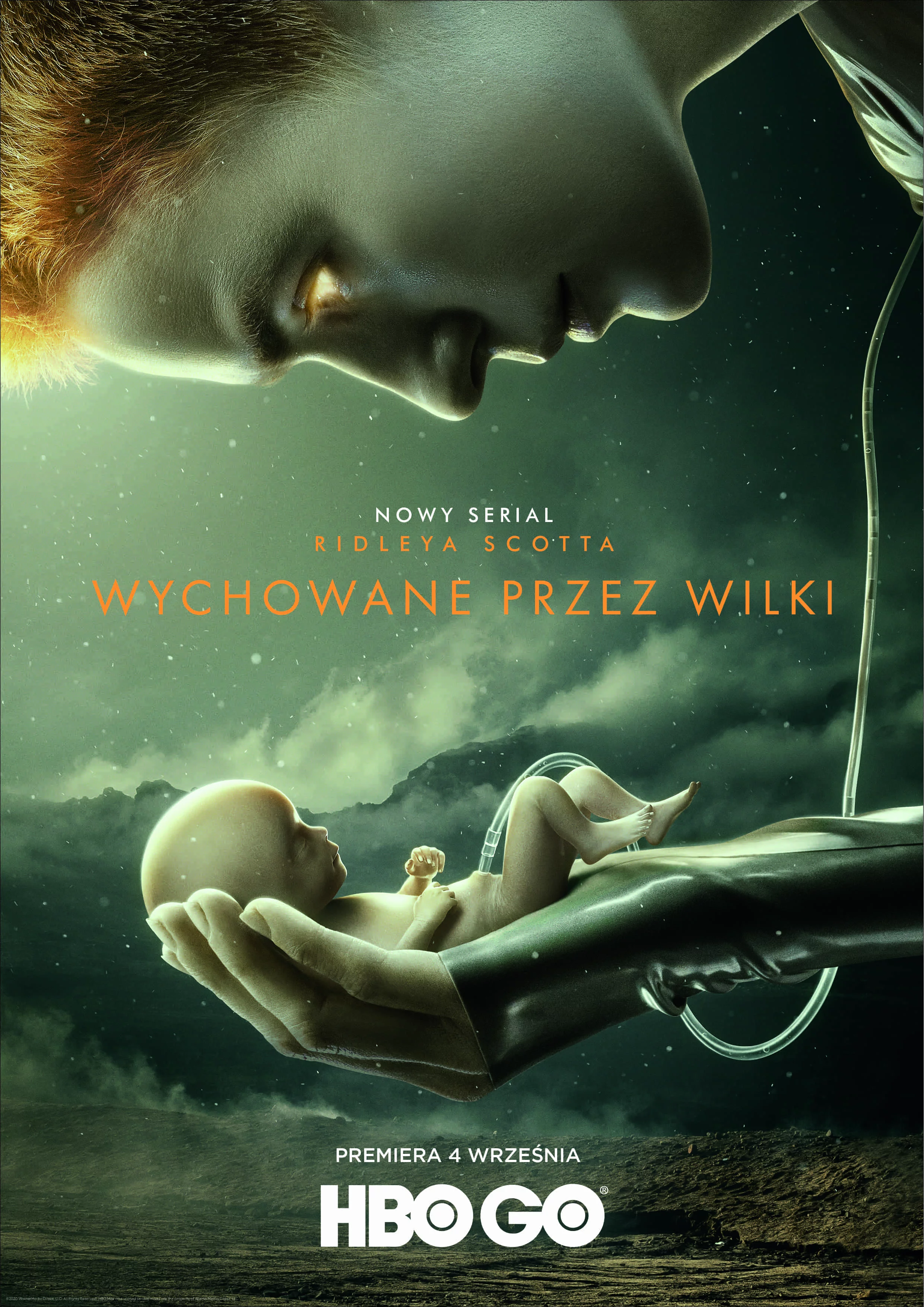 „Wychowane przez wilki” - plakat reklamujący serial