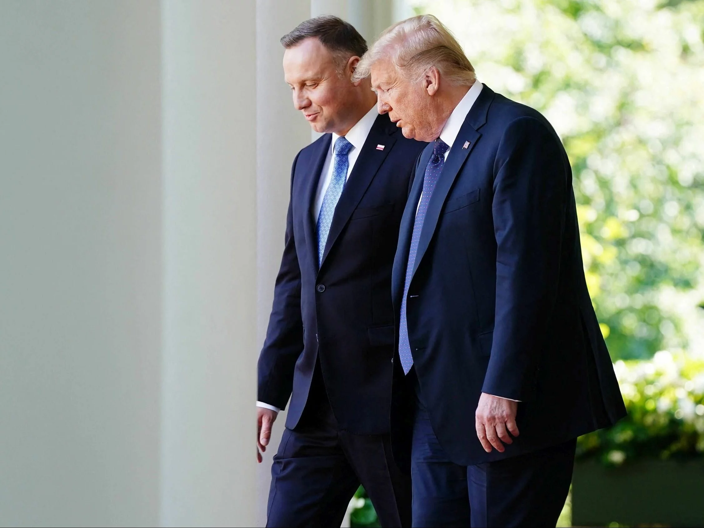 Andrzej Duda i Donald Trump