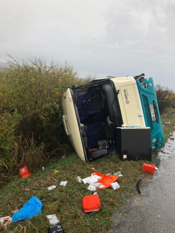 Wypadek autobusu na Słowacji