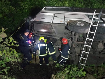 Wypadek autokaru jadącego do Wrocławia