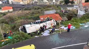 Wypadek autokaru na Maderze