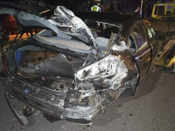 Wypadek BMW w Jarosławiu