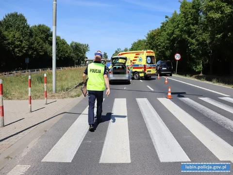 Wypadek na przejściu dla pieszych, zdjęcie ilustracyjne