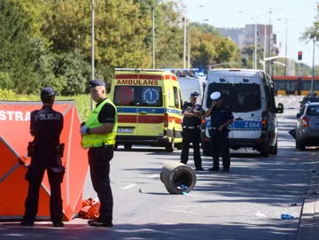 Wypadek na warszawskim Mokotowie