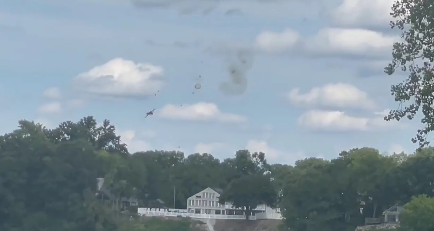 Wypadek podczas pokazu Thunder Over Michigan