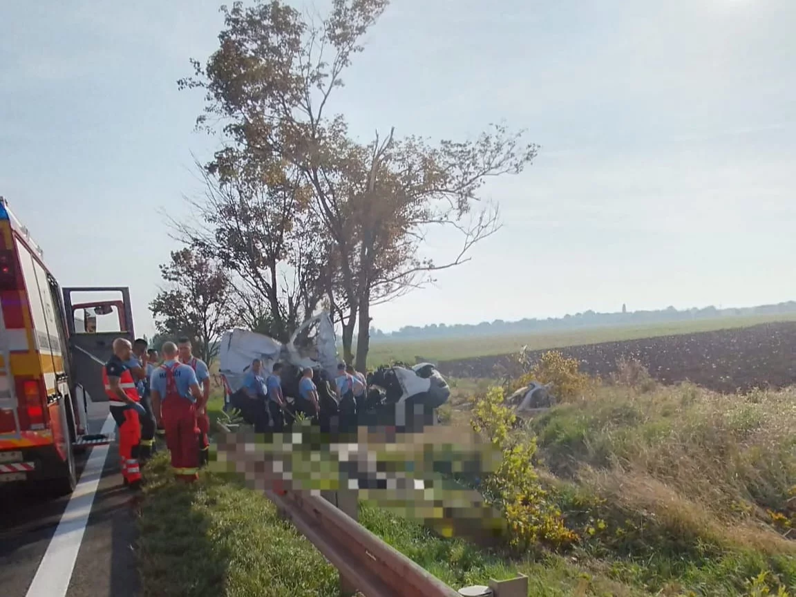 Wypadek na autostradzie D1 w Słowacji