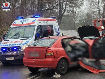 Wypadek w Sadłowicach