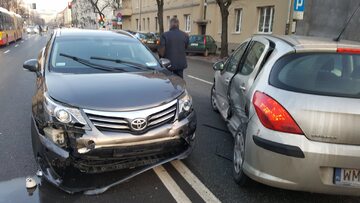 Wypadek z udziałem samochodu Kancelarii Sejmu