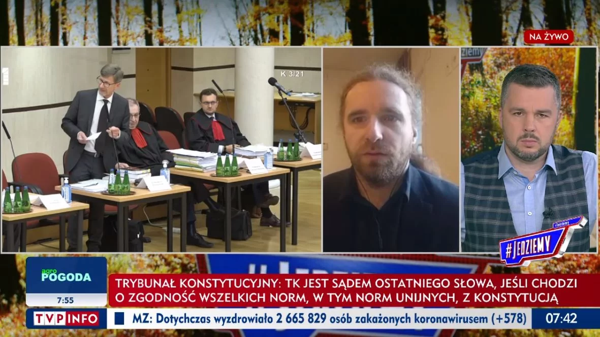 Program „Jedziemy” w TVP Info – 08.10.2021