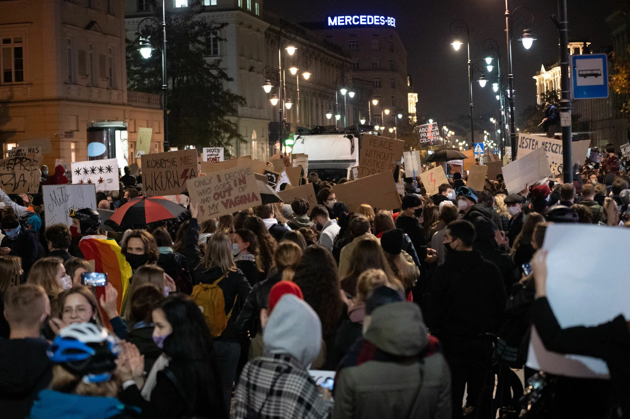 Strajk Kobiet w Warszawie, manifestacja 28 października