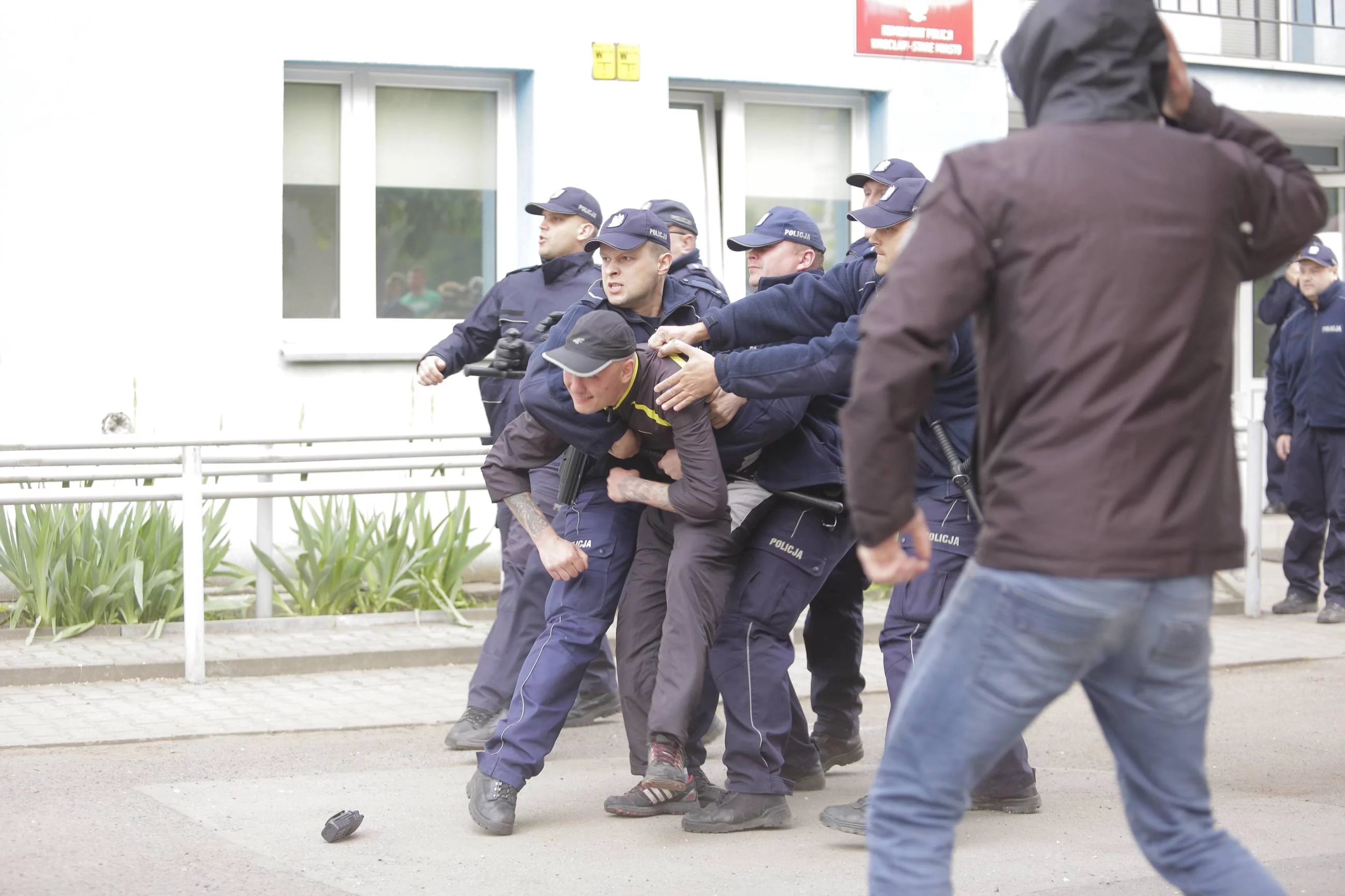 Jeden z zatrzymanych uczestników zamieszek