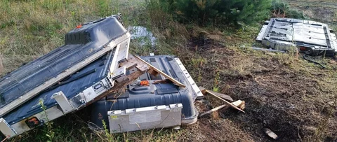 Gaszenie akumulatora pod Wołominem