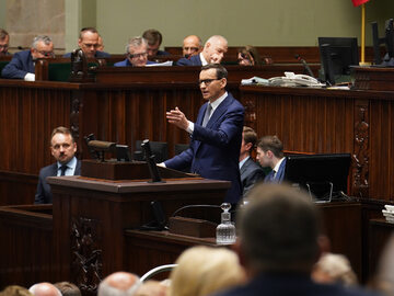 Wystąpienie premiera Morawieckiego w Sejmie