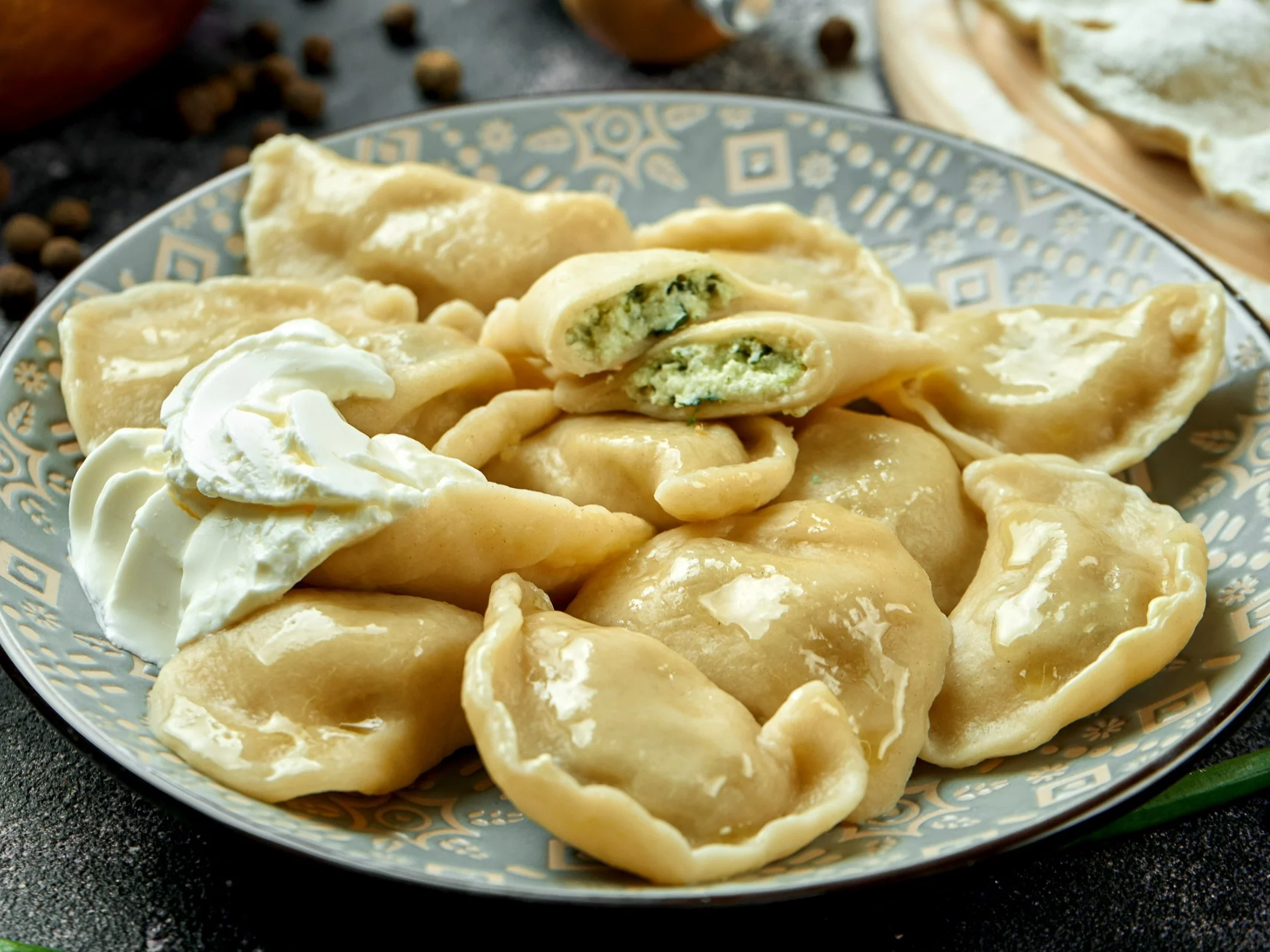 Pierogi z wytrawnym farszem