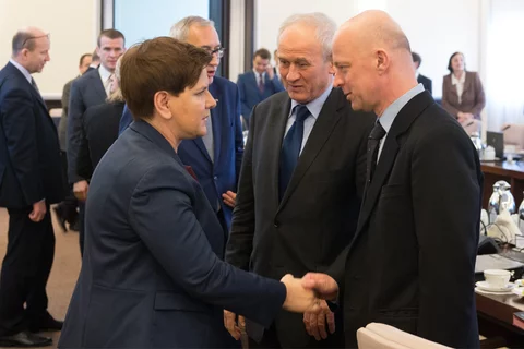 Beata Szydło i Paweł Szałamacha (fot.Kancelaria Premiera)