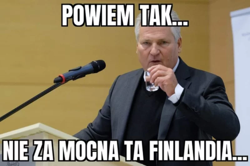 Mem po meczu Polski z Finlandią