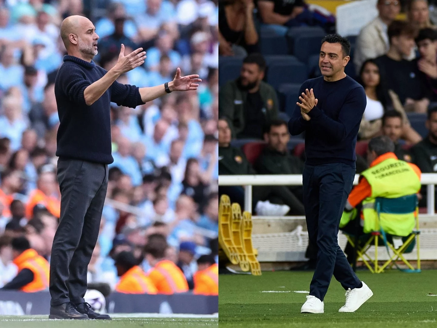 Pep Guardiola i Xavi