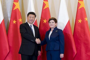 Xi Jinping i Beata Szydło