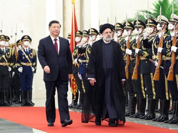 Xi Jinping i Ebrahim Raisi