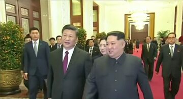 Xi Jinping i Kim Dzong Un