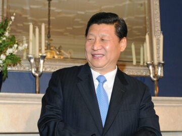 Xi Jinping podczas wizyty w Iowa (fot. EPA/STEVE POPE/PAP)