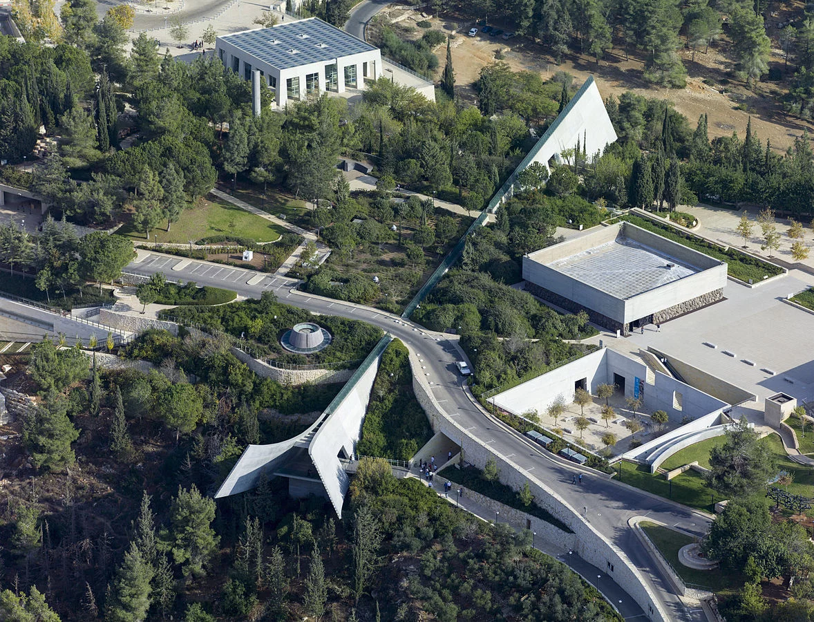 Yad Vashem z lotu ptaka