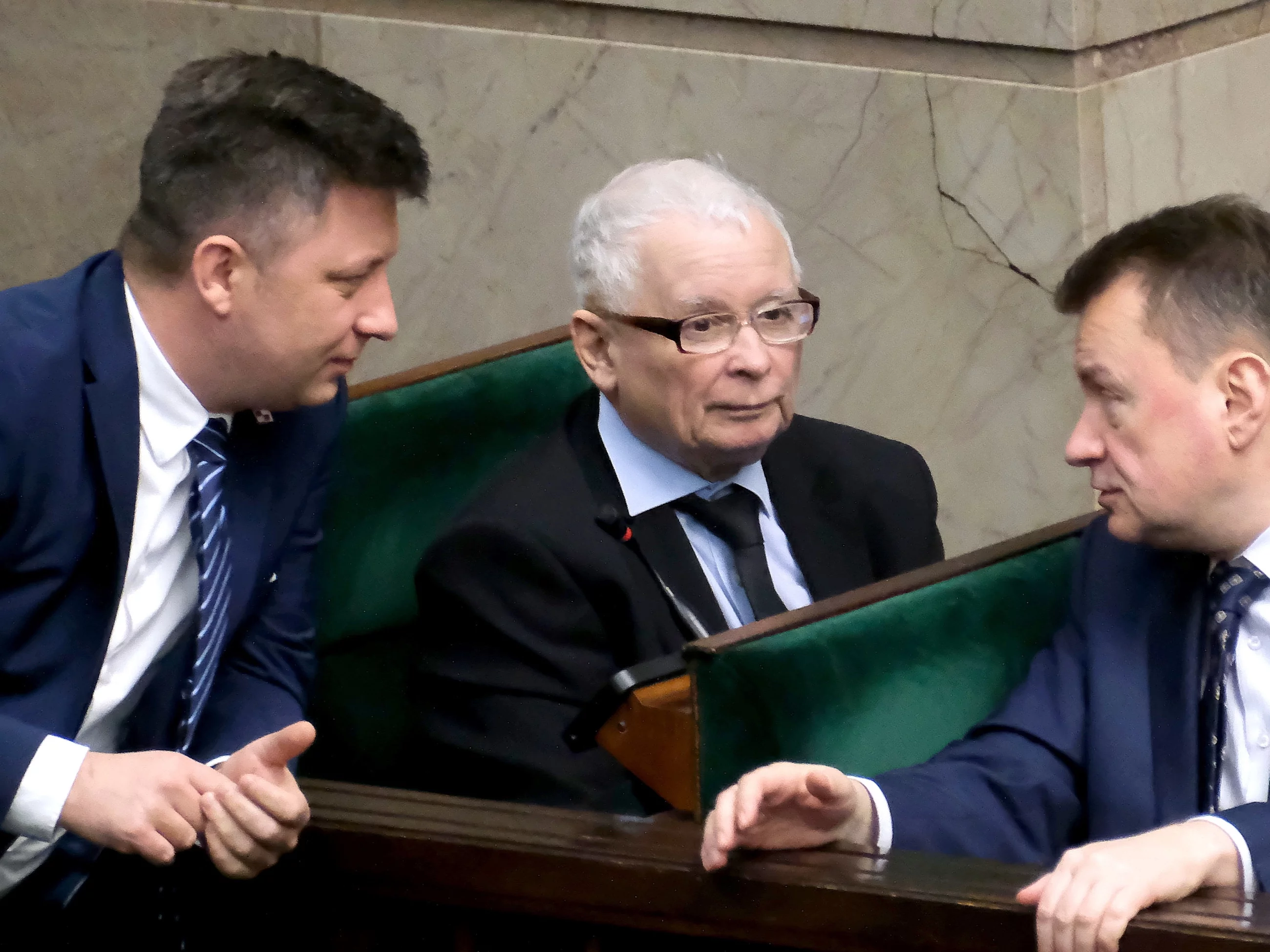 Jarosław Kaczyński, Michał Dworczyk, Mariusz Błaszczak