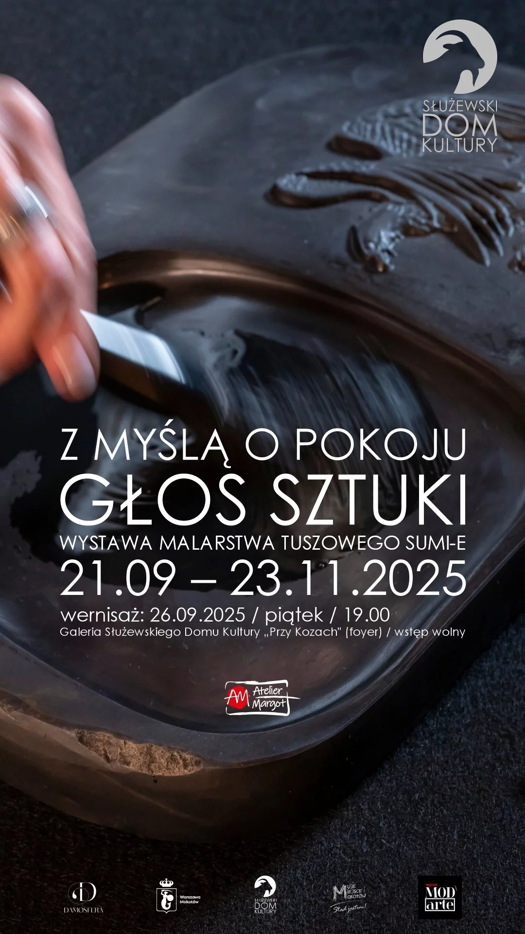 Plakat „Z myślą o pokoju – głos sztuki”