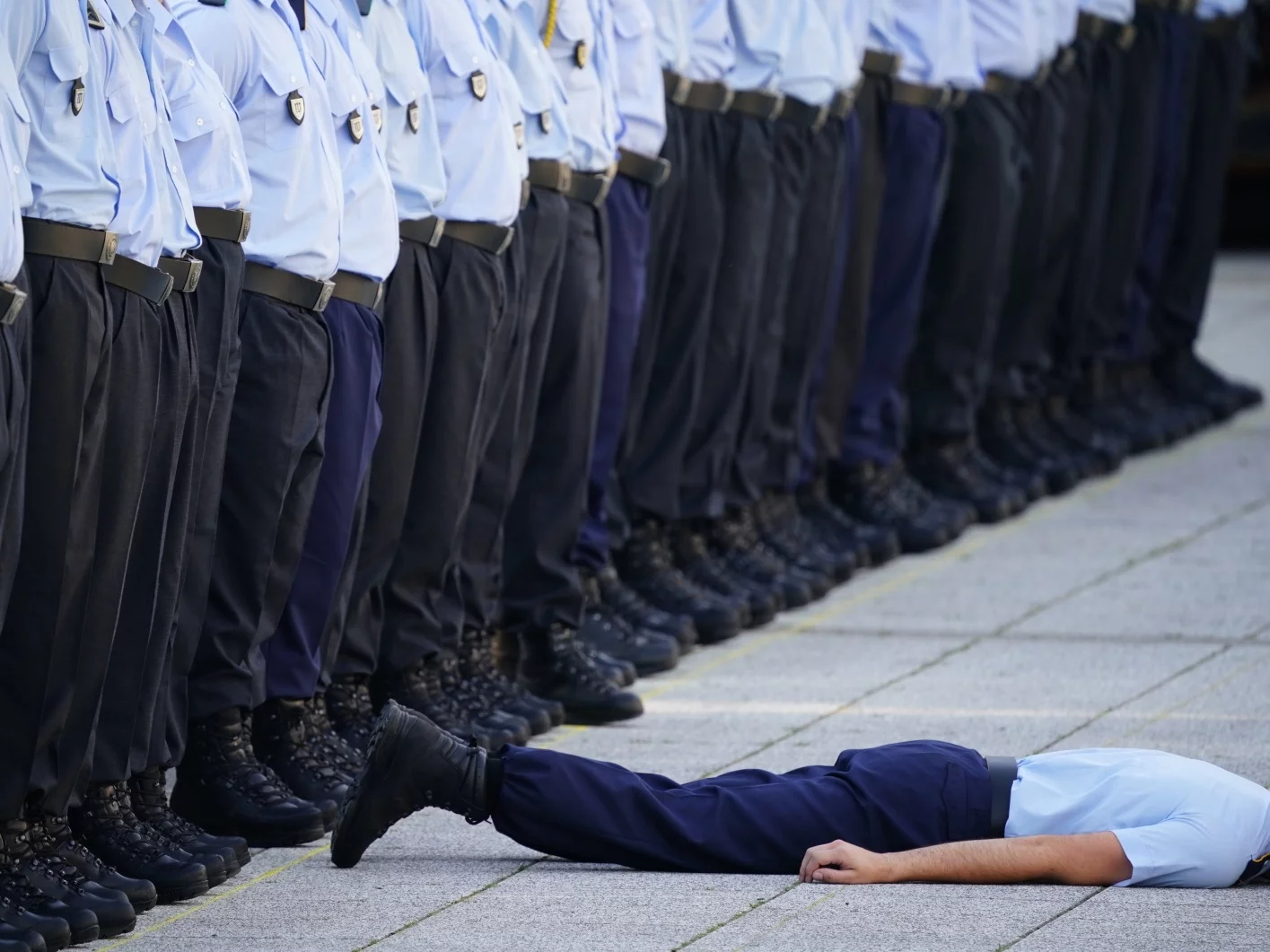 Jeden z żołnierzy zemdlał na zaprzysiężeniu