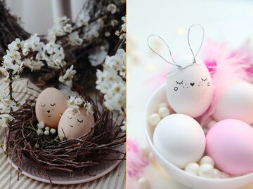 Zabawne dekoracje wielkanocnych jajek spodobają się nie tylko dzieciom
