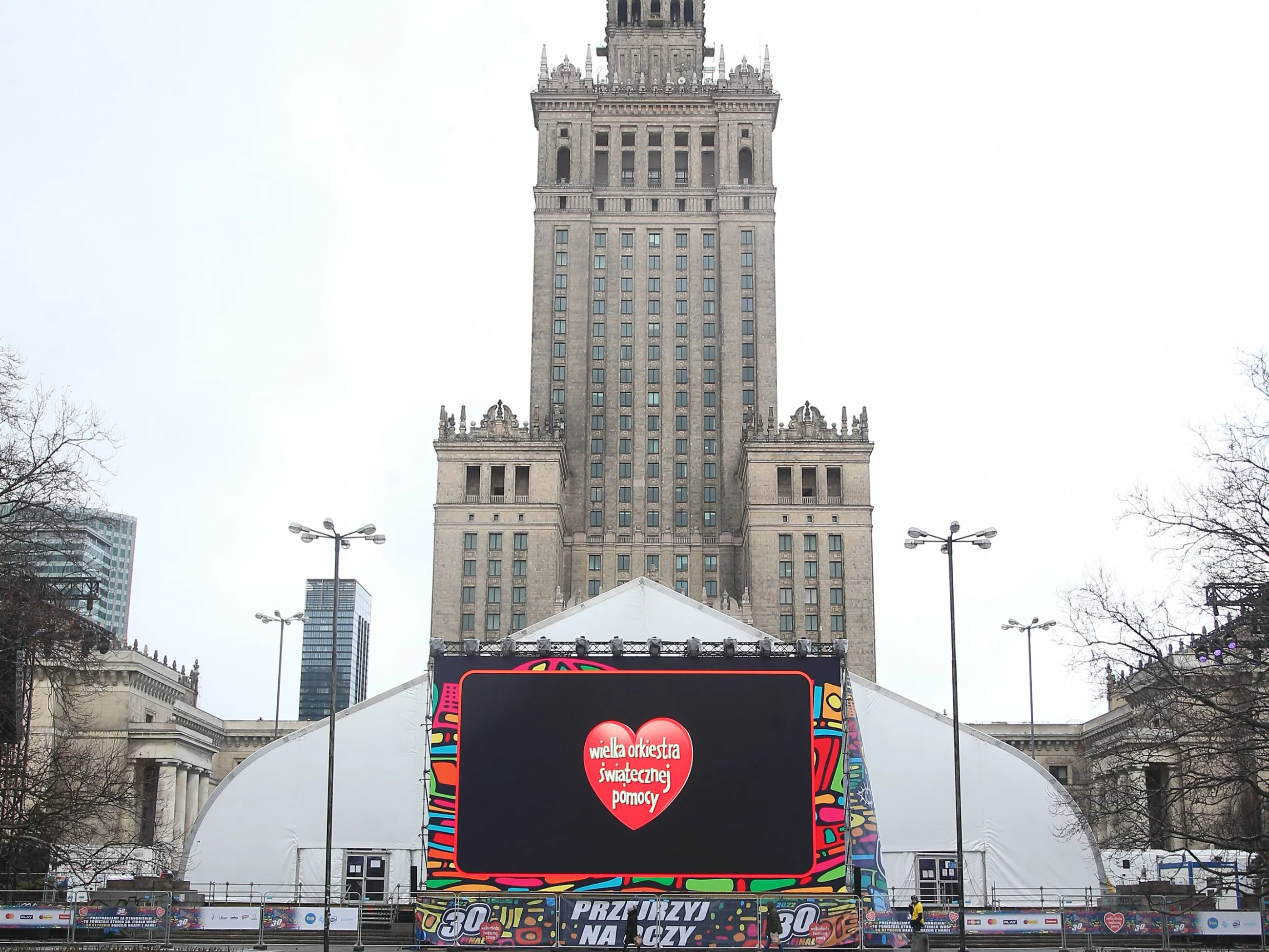 Scena 30. finału WOŚP