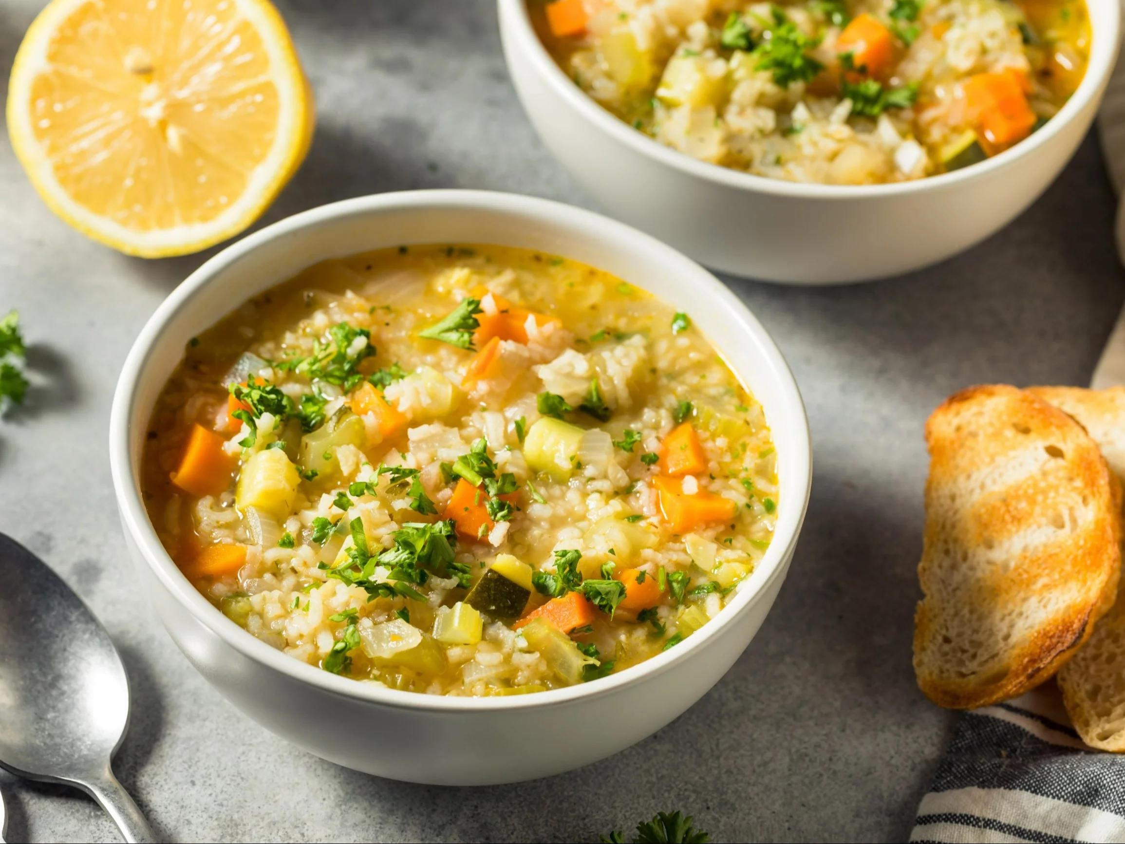 Zupa cytrynowa z ryżem