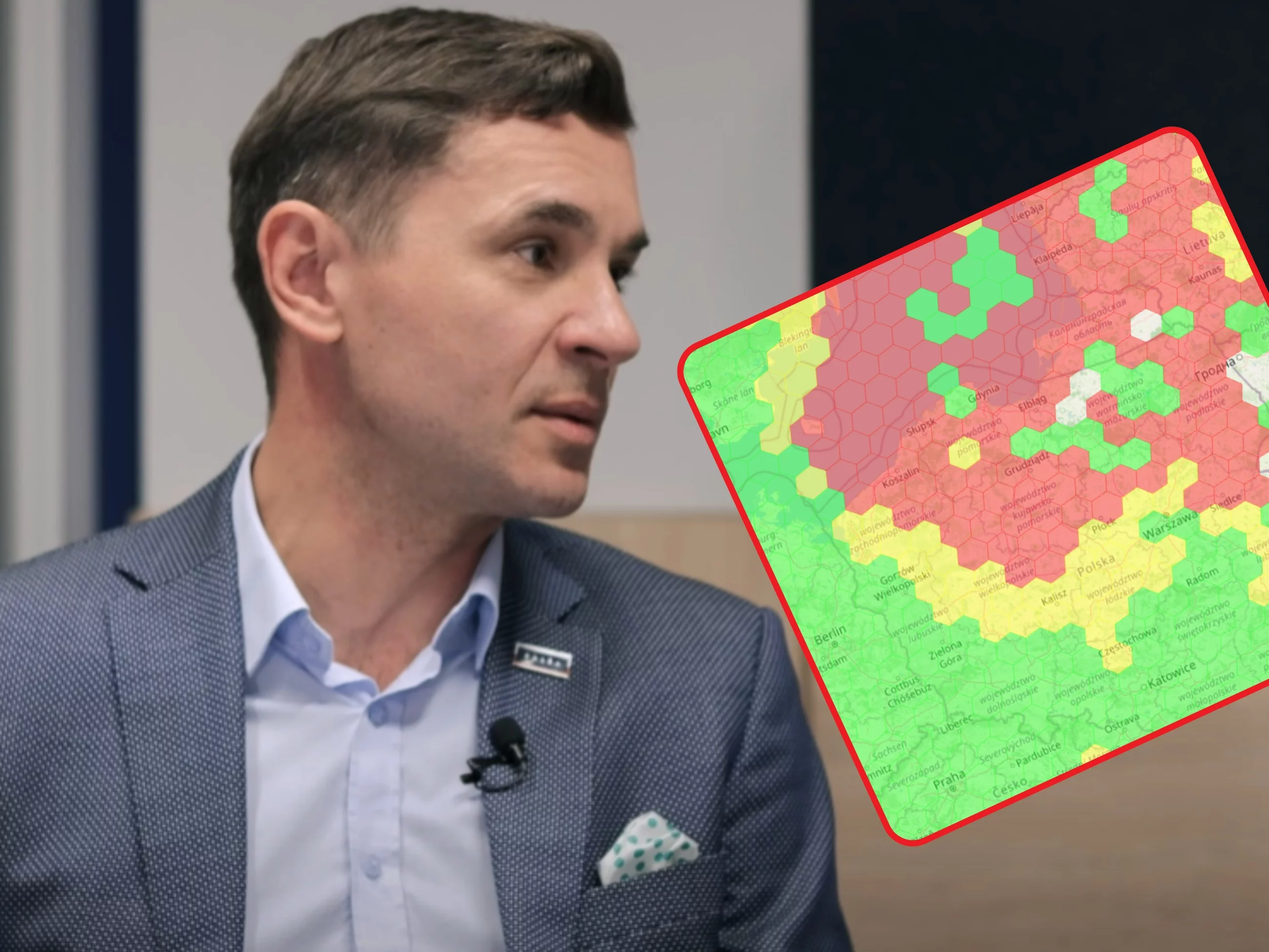 Wiceprezes Polskiej Agencji Kosmiczej, płk Marcin Mazur