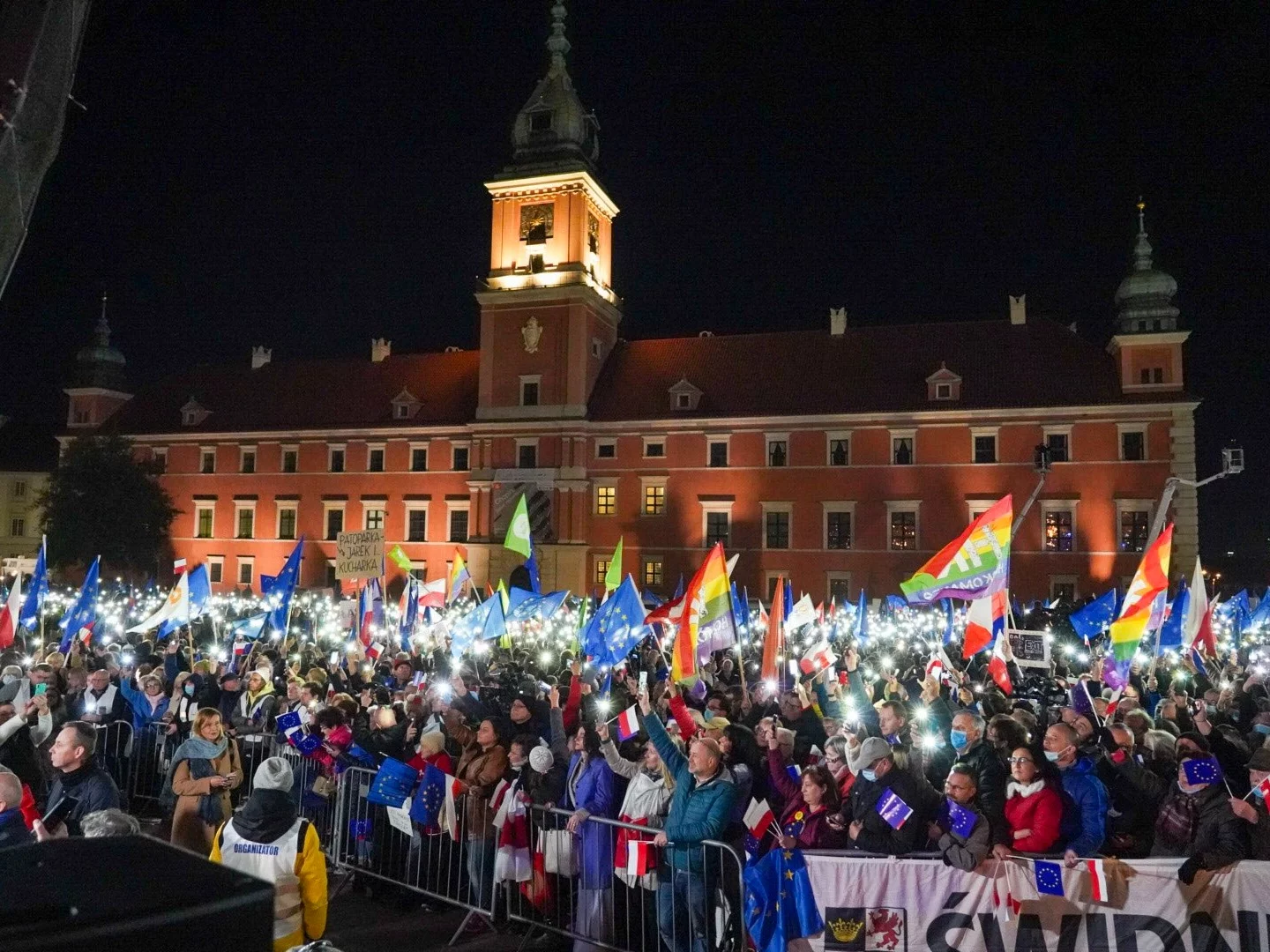 Protest w Warszawie