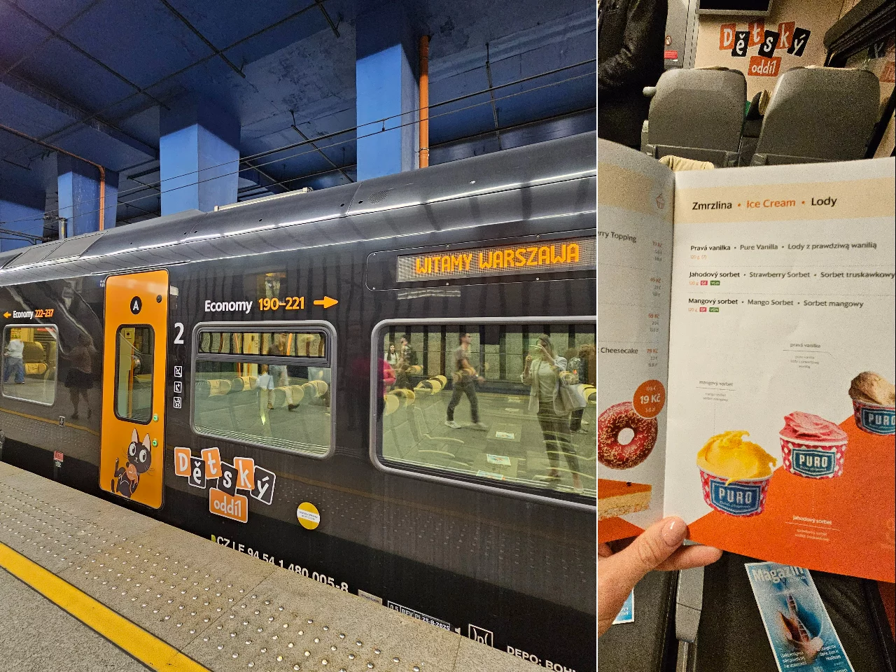 Prezentacja Leo Express na dworcu Warszawa Centralna