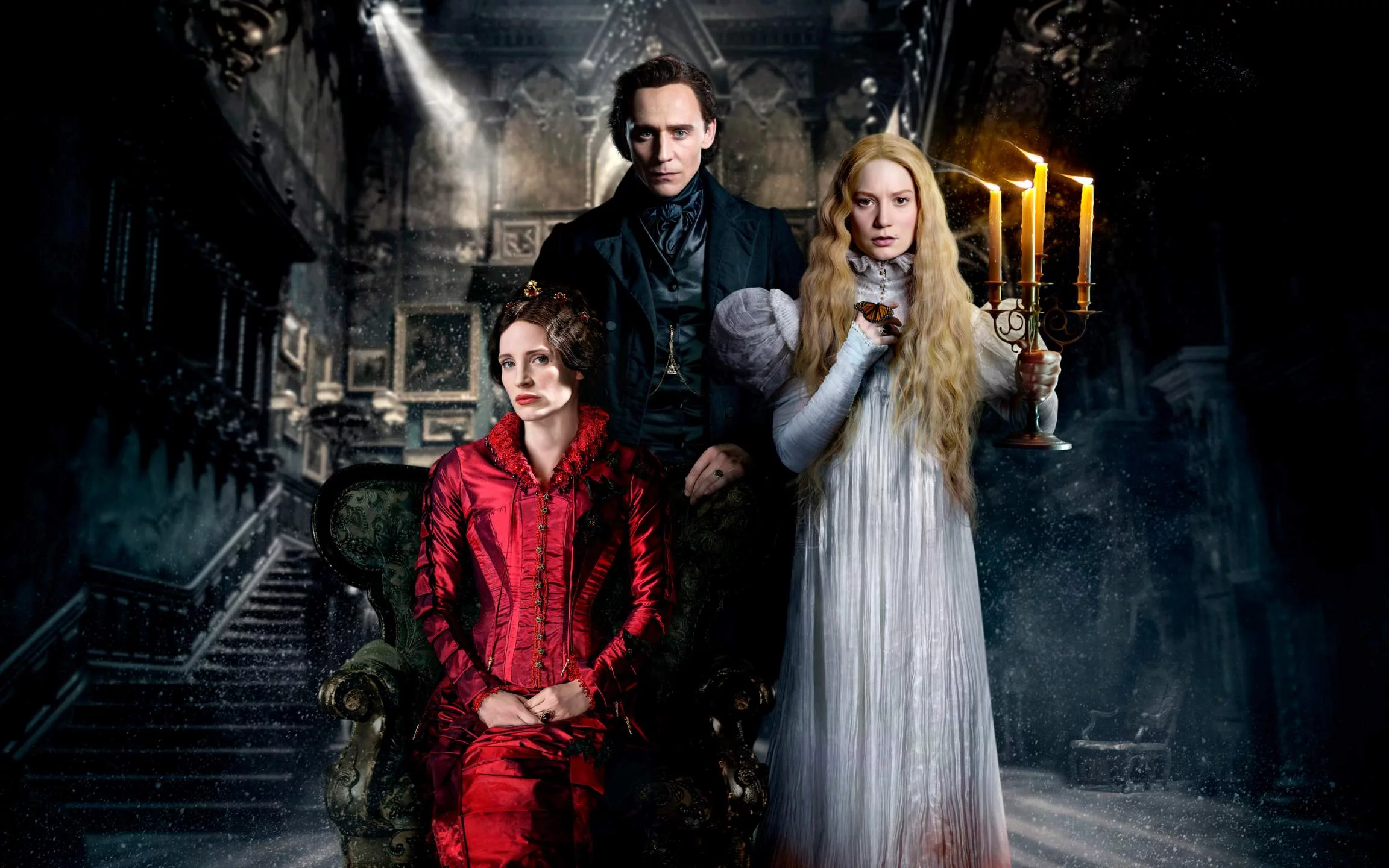 Kadr z filmu „Crimson Peak. Wzgórze krwi” (2015)