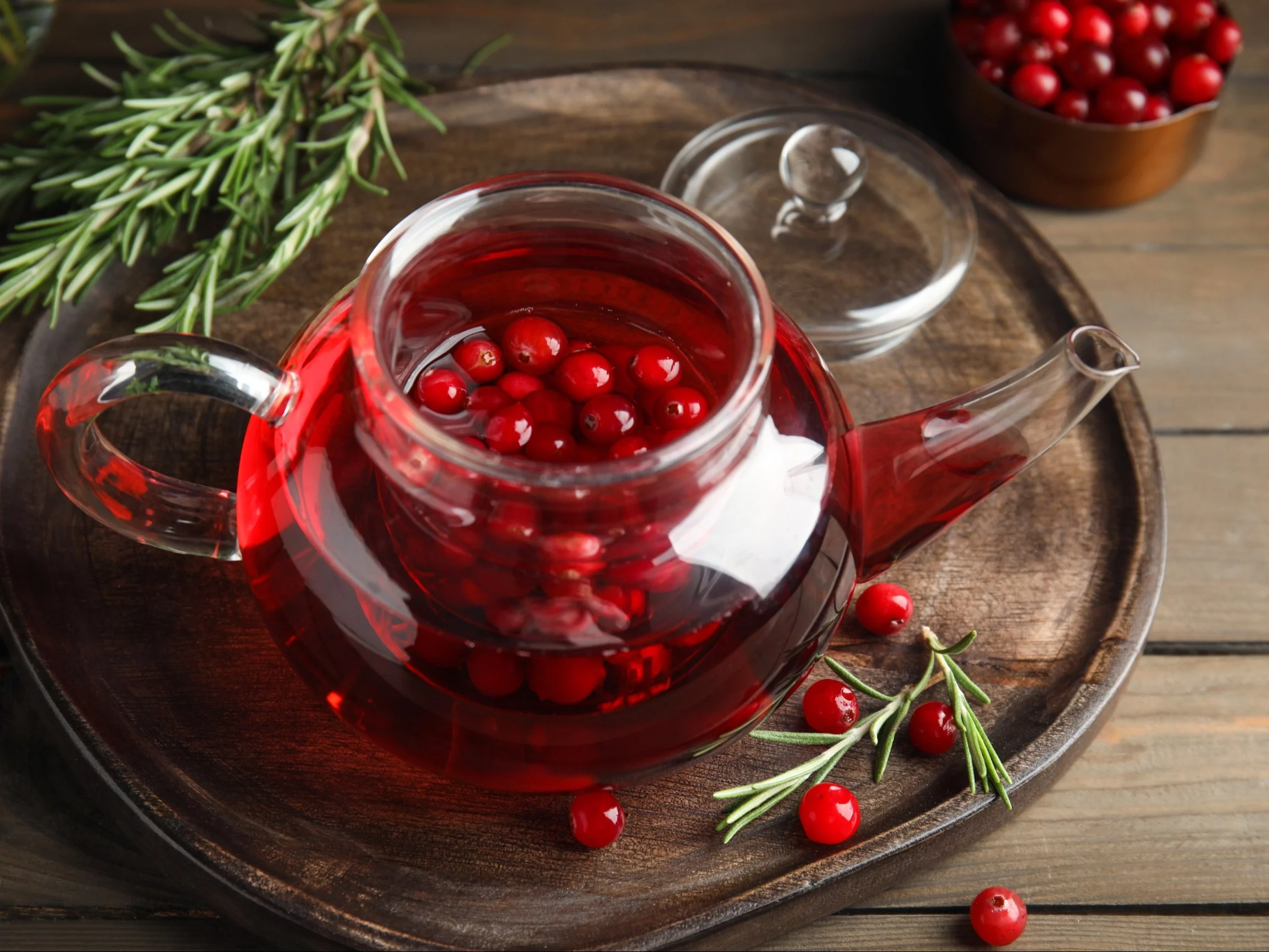 Herbatka z żurawiny