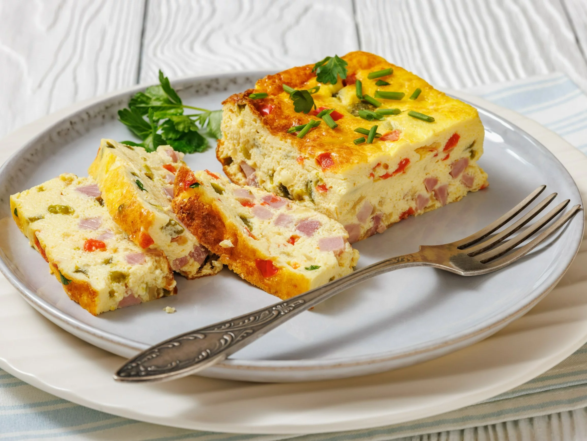 Omlet Denver z piekarnika