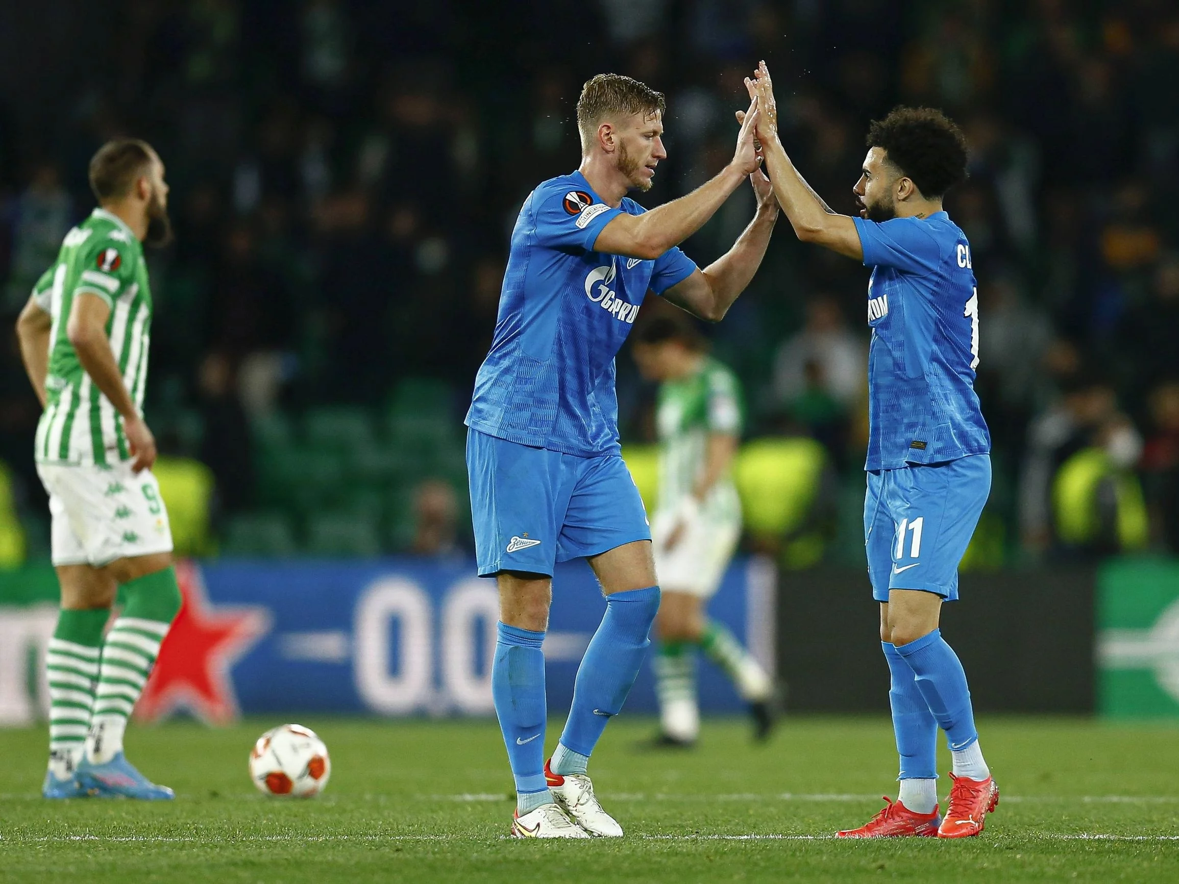 Mecz Zenita Sankt Petersburg z Realem Betis