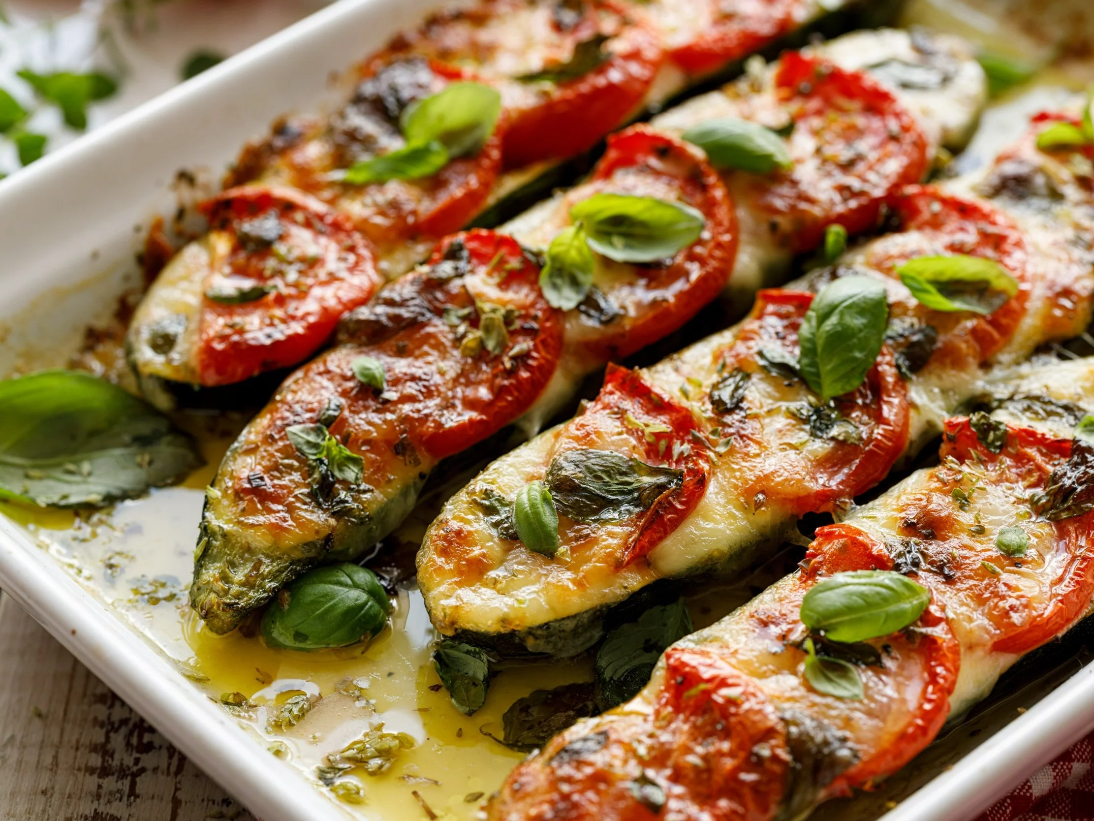 Pieczona cukinia