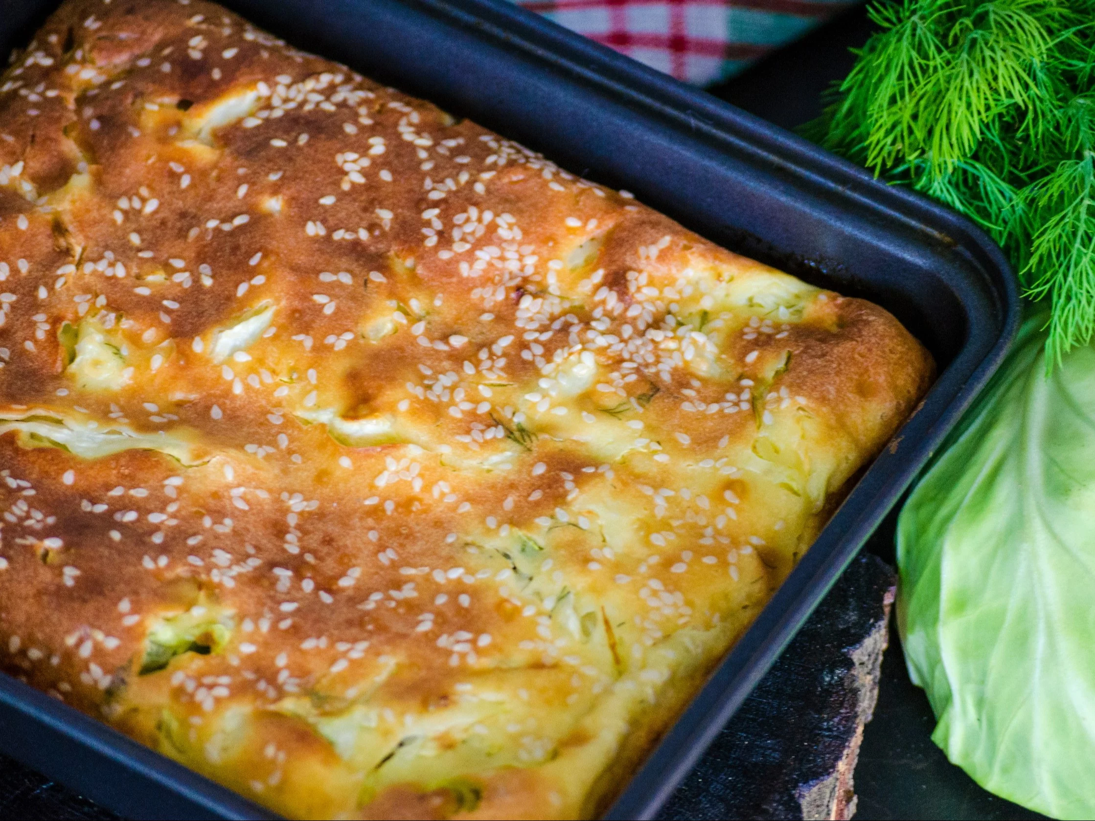 Zapiekanka z młodej kapusty