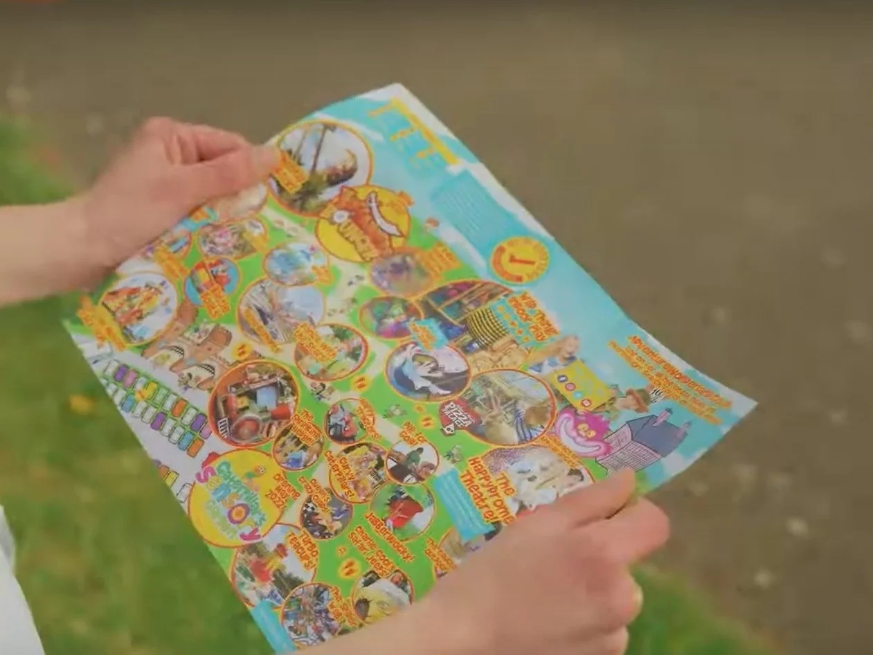 Plan parku rozrywki Adventure Wonderland