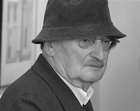Sławomir Mrożek (fot.TVN24/X-news)