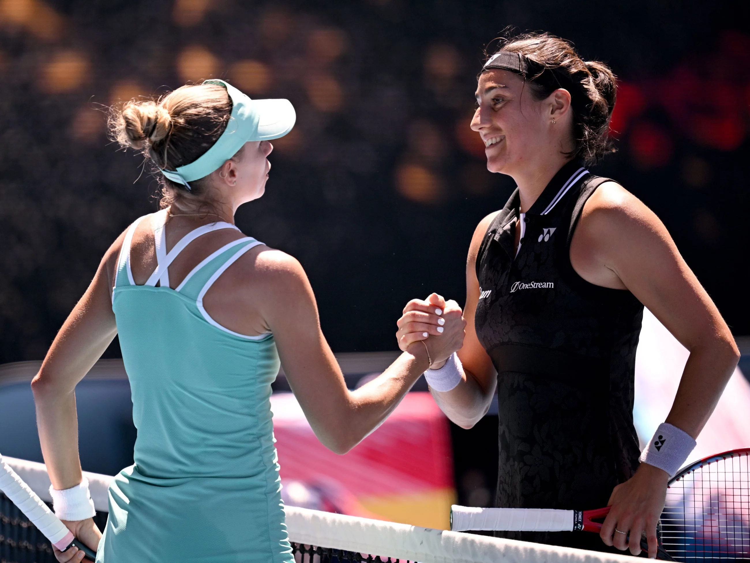 Magda Linette i Caroline Garcia