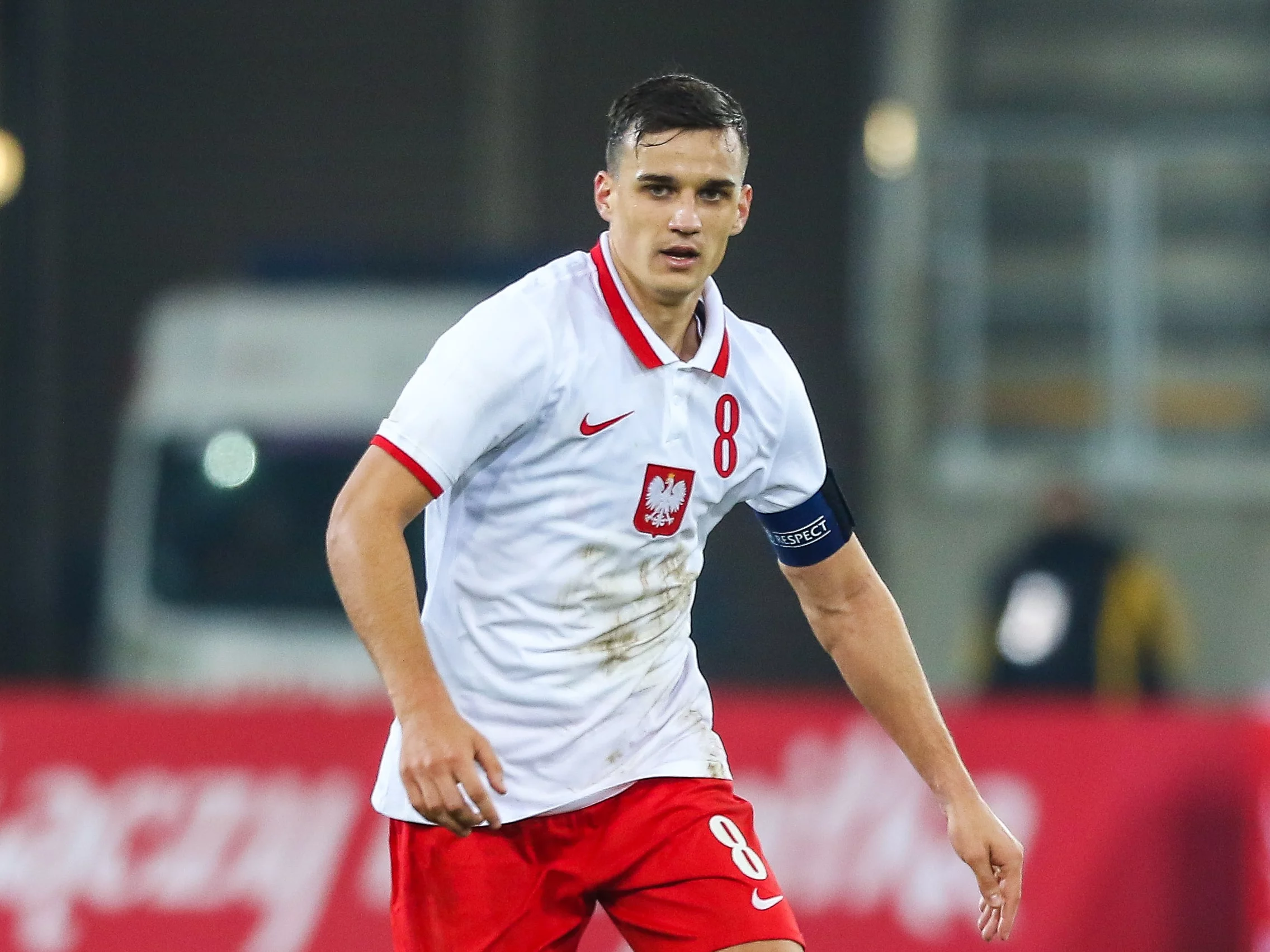 Patryk Dziczek w barwach reprezentacji Polski