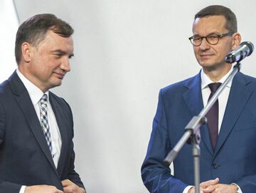 Zbigniew Ziobro i Mateusz Morawiecki