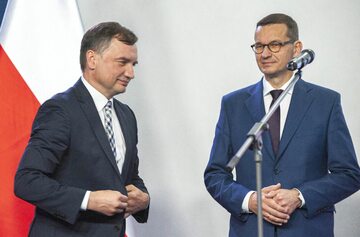 Zbigniew Ziobro i Mateusz Morawiecki